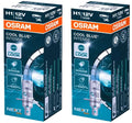 2St OSRAM H1 Cool Blue INTENSE NextGeneration 5000K +100% 12V 55W P14.5s Halogen