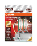 2x D3S OSRAM NIGHTBREAKER NEW GEN XENON Version 220 Prozent 3 YEAR