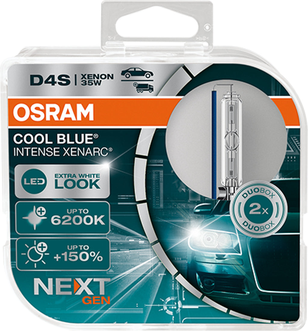 2 STÜCK OSRAM D4S 12V+24V 35W P32d-5 XENARC COOL BLUE INTENSE Xenon 6200K