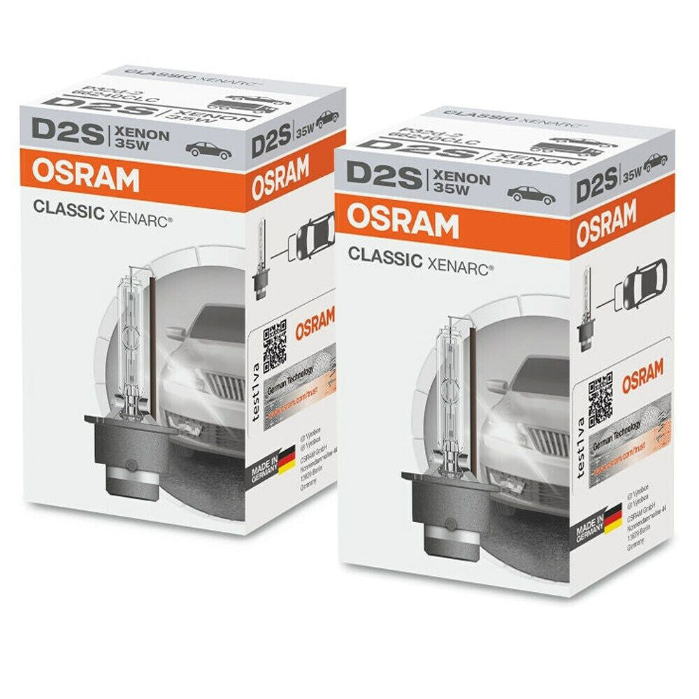 2x D2S OSRAM XENON XENARC® 66240 CLASSIC BRENNER 35W Xenon ORIGINAL & NEU